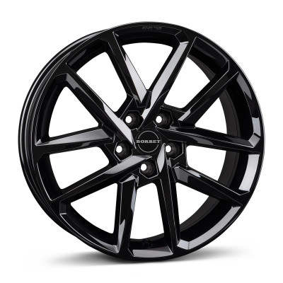 Borbet N black glossy 8x19 5x112 ET48 CB66,6 60° 750 kg 497820