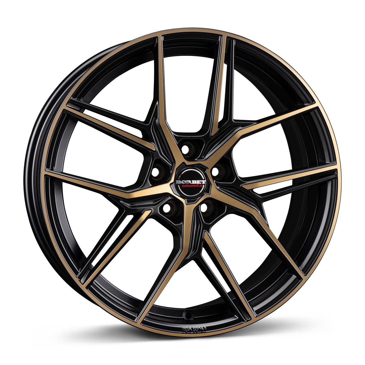 Borbet QX black bronze matt 8x19 5x112 ET44 CB57,1 R13 650 kg 497950
