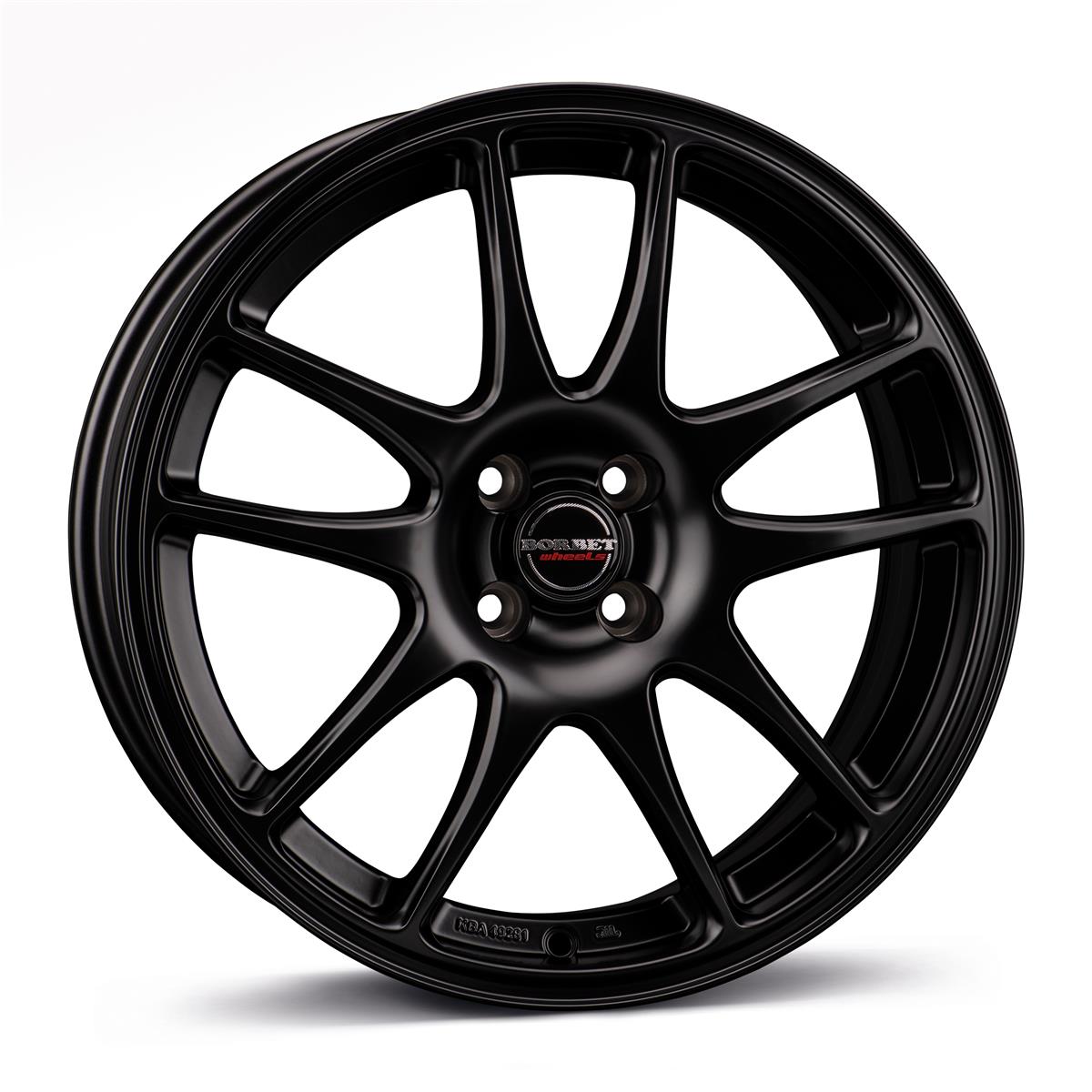 Borbet RS Black matt 7,5x18 4x100 ET35 CB64,1 60° 580 kg 221771