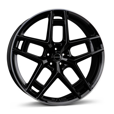 Borbet TF black rim polished glossy 10,5x24 5x112 ET20 CB66,6 R14 1000 kg 498233