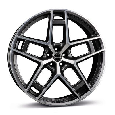 Borbet TF graphite polished glossy 10,5x24 5x120 ET34 CB72,6 Flat 1050 kg 498239