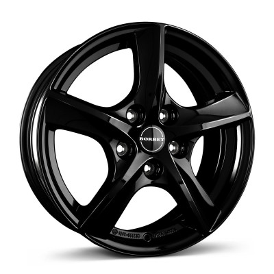 Borbet TL black glossy 5,5x15 5x100 ET38 CB57,1 R13 500 kg 8131000