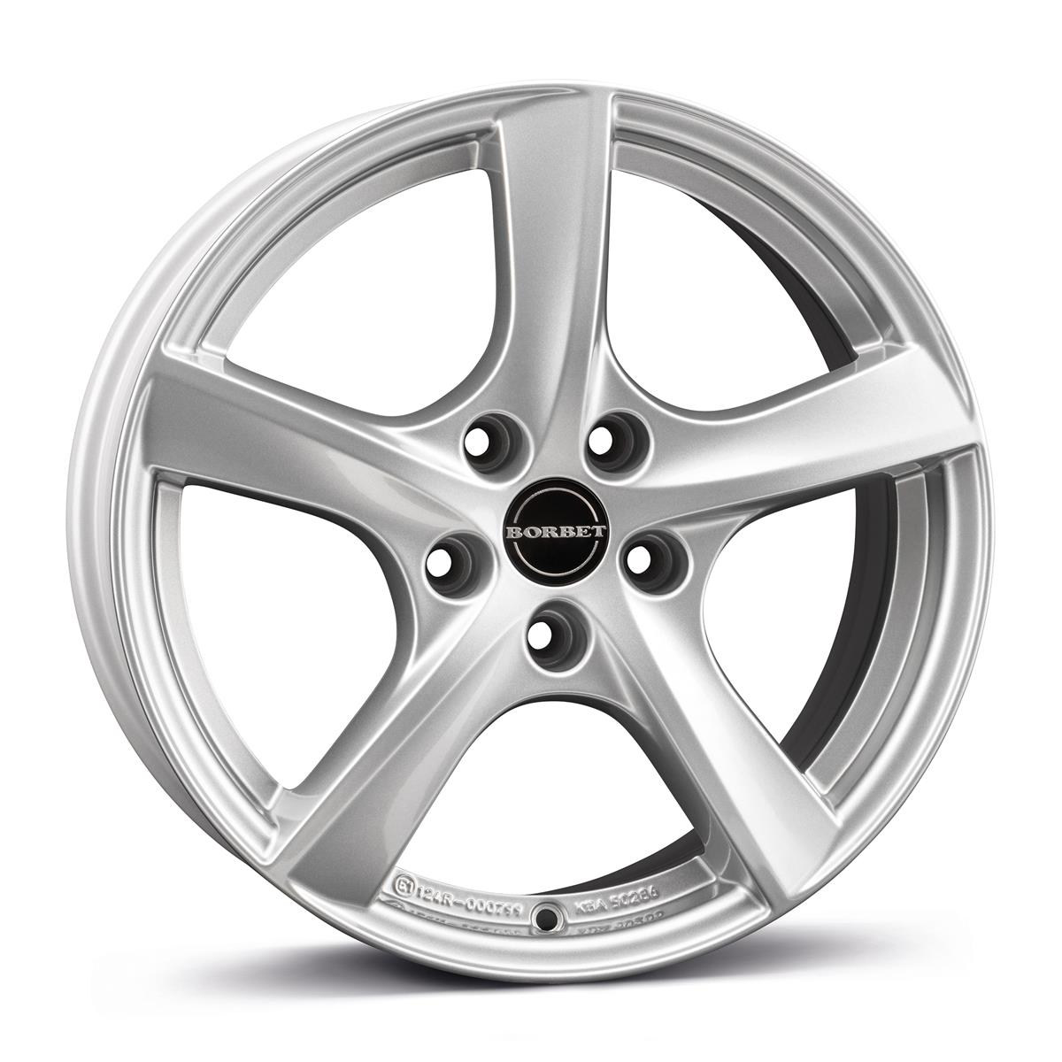 Borbet TL brilliant silver 5,5x15 5x100 ET38 CB57,1 R13 500 kg 8131001