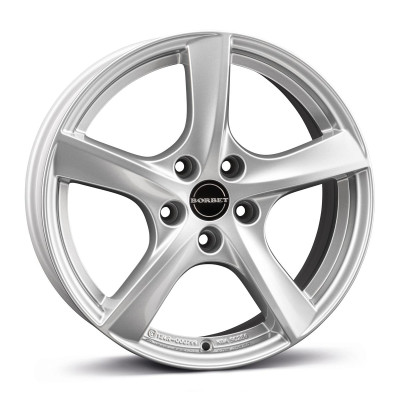 Borbet TL brilliant silver 5,5x15 5x112 ET46 CB66,6 60° 500 kg 8131005