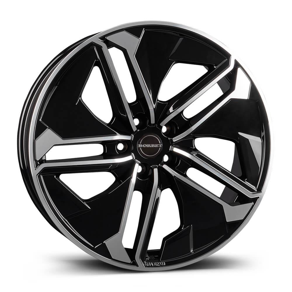 Borbet TX black polished glossy 9x20 5x112 ET30 CB66,6 R14 950 kg 497343