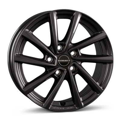 Borbet V mistral anthracite glossy 7x19 5x112 ET43 CB57,1 R13 750 kg 497395