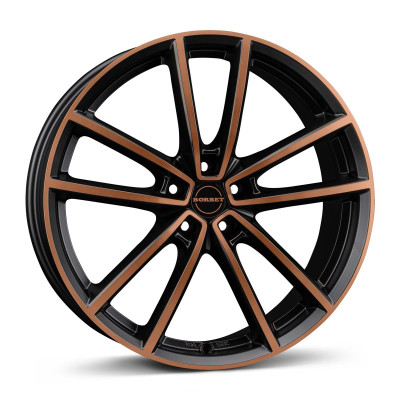 Borbet W black copper polished matt 8x20 5x112 ET41 CB57,1 R13 800 kg 498145