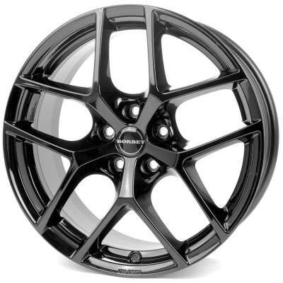 Borbet Y black glossy 8,5x20 5x112 ET41 CB66,6 60° 925 kg 498042
