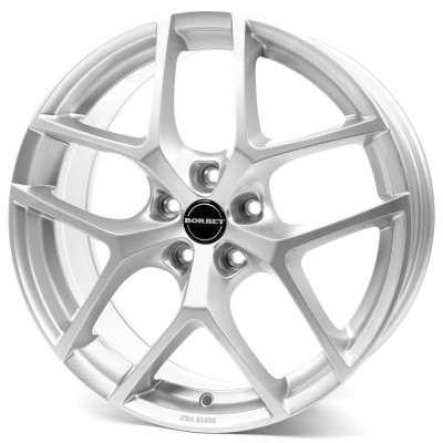 Borbet Y Crystal Silver 7,5x17 5x114.3 ET40 CB72,6 60° 650 kg 496138