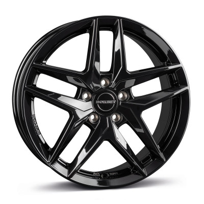 Borbet Z black glossy 7,5x18 5x112 ET51 CB66,6 60° 700 kg 497526
