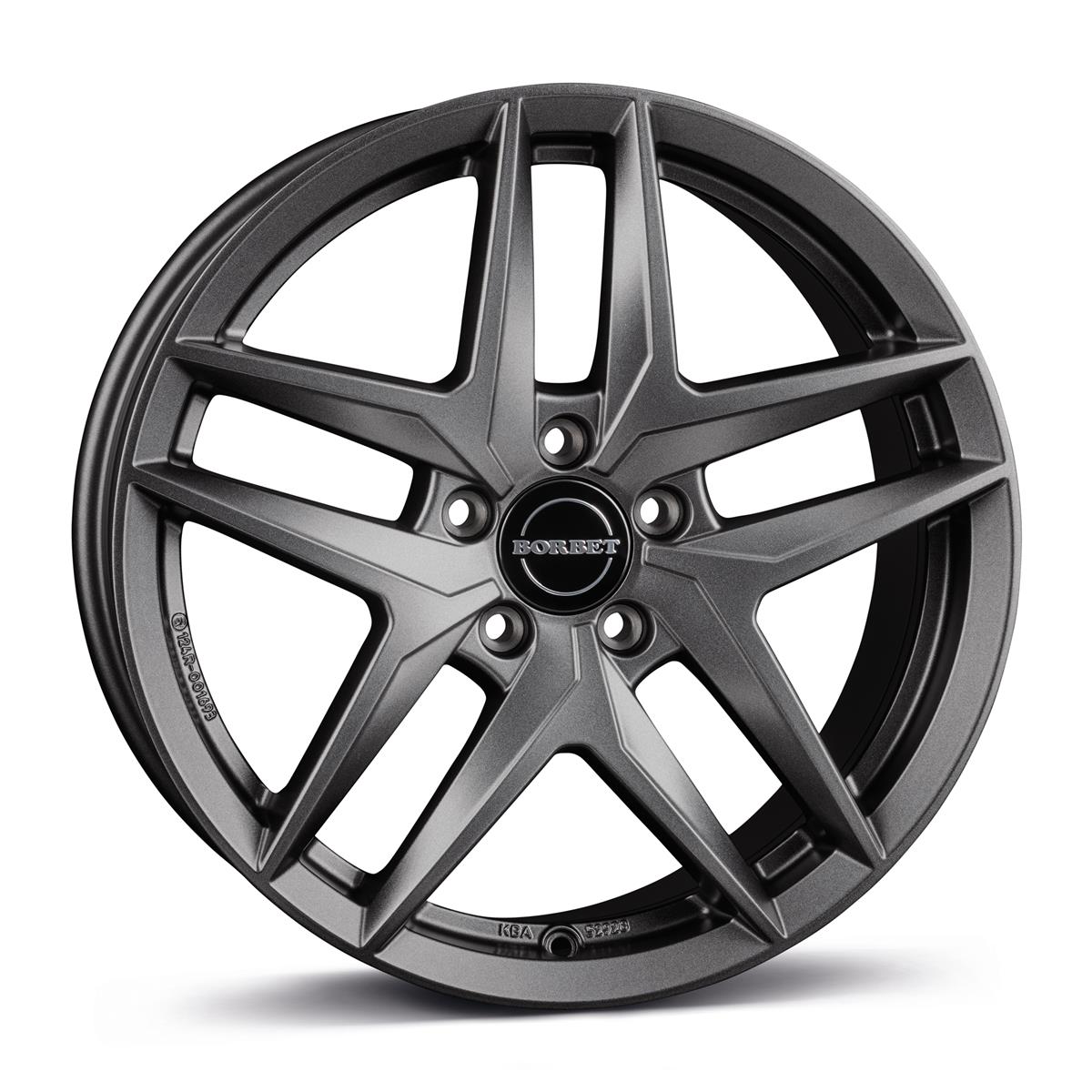 Borbet Z dark grey matt 7,5x18 5x112 ET43 CB57,1 R13 700 kg 497510