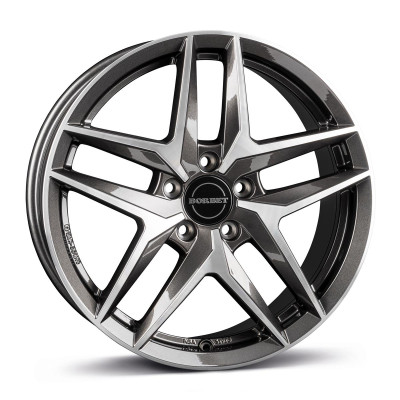 Borbet Z mistral anthracite glossy polished 8,5x20 5x112 ET30 CB66,6 R14 810 kg 497488