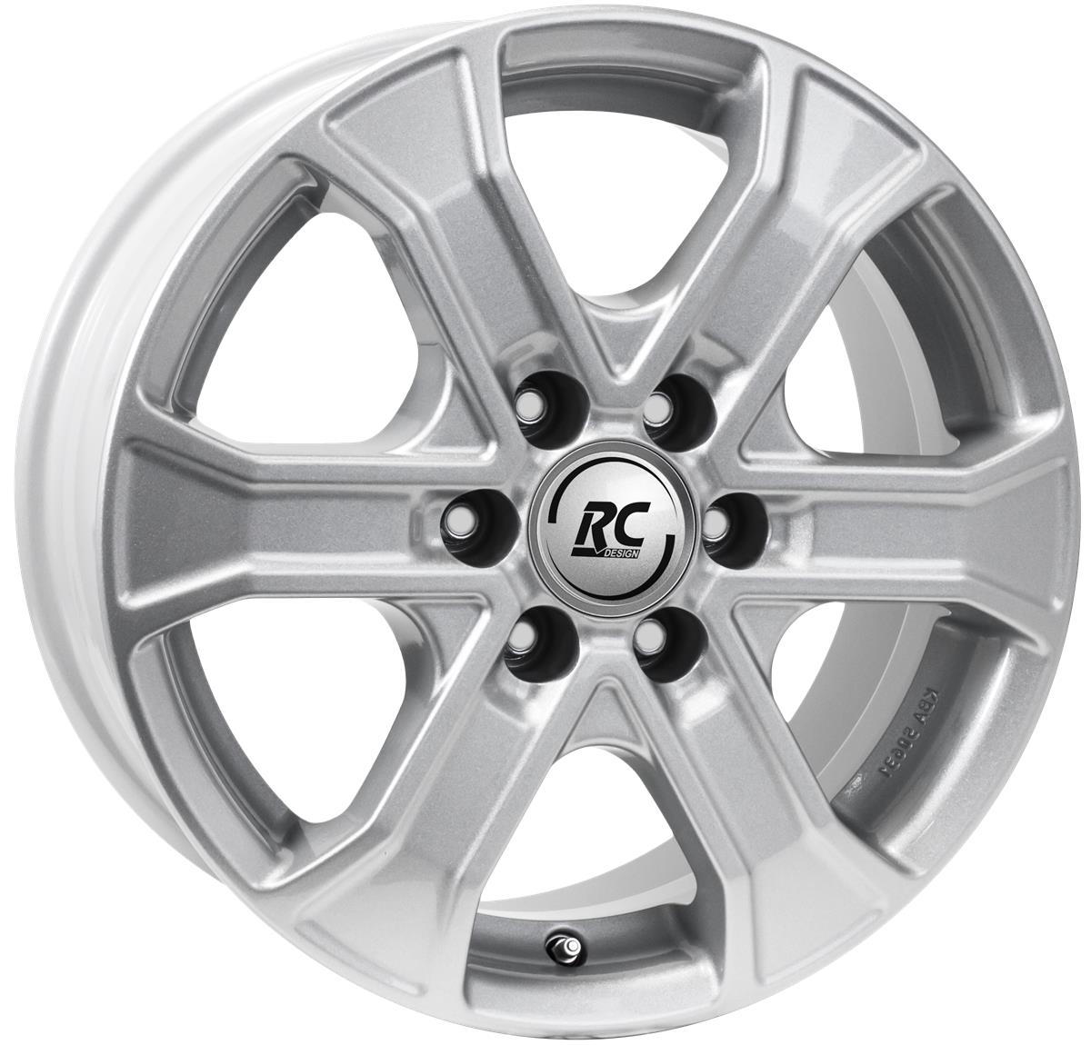 RC Design RC31 Kristallsilber (KS) 8x18 6x120 ET51 CB74,5 60° 1050 kg 366192