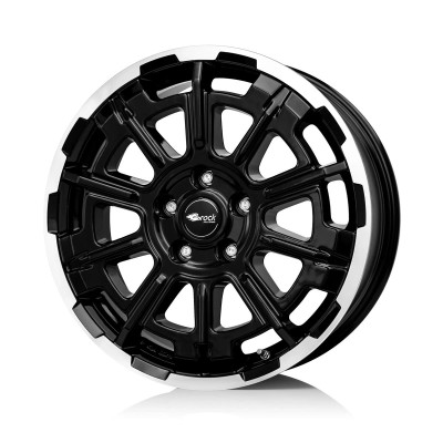 Brock B45 Schwarz Glanz Voll-Poliert (SGVP) 7,5x18 5x108 ET45 CB65,1 60° 950 kg 366284