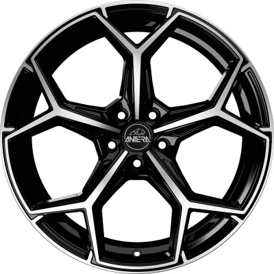 Antera A101 Piano Black Diamond 10,5x22 5x112 ET30 CB66,6 R14 925 kg A10105223016190I