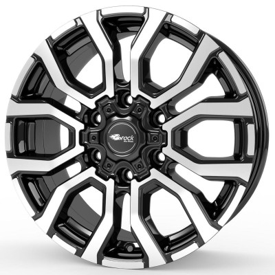 RC Design RC35 Schwarz Glanz Voll-Poliert (SGVP) 6,5x16 6x139.7 ET55 CB93,1 60° 1150 kg 370106