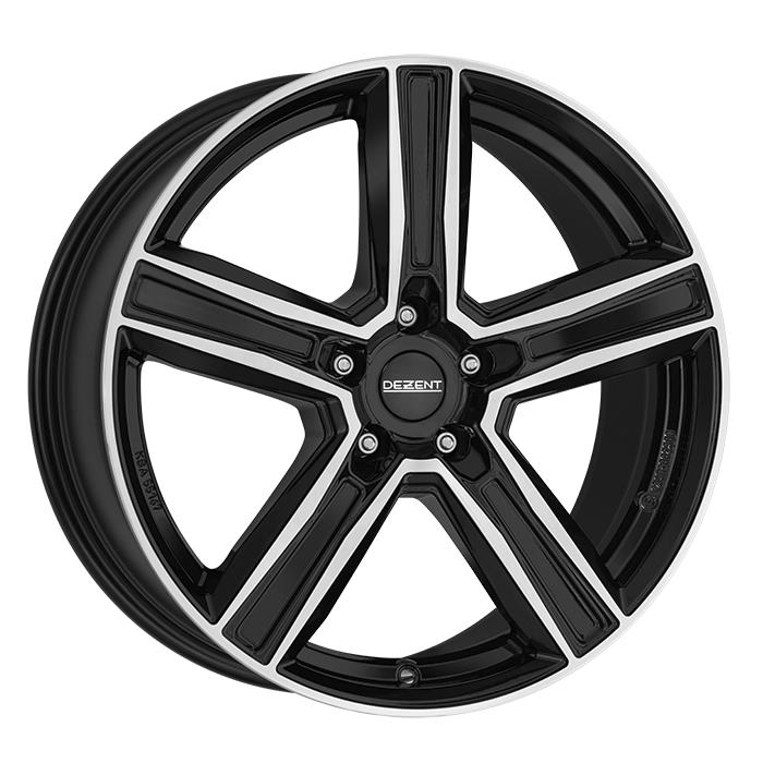 Dezent KG dark Black/polished 10x20 5x112 ET66 CB66,6 R14 955 kg TKG0P8BP66E