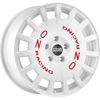 OZ Racing Rally Racing Van Race White Red Lettering 8x18 5x120 ET45 CB65.1 R14 875 kg W01A1200233