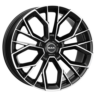 MAK Stilo-D Black Mirror 11,5x22 5x112 ET43 CB66,6 60° 1100 kg F1522TPBM43WS3X