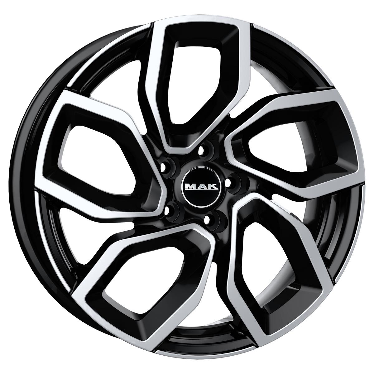 MAK Apollo Black Mirror 7x17 4x108 ET20 CB65,1 Flat 700 kg F7070LLBM20EGX