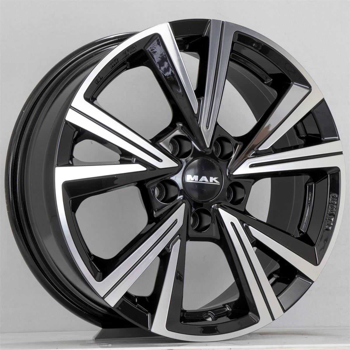 MAK Qvarz Black Mirror 7,5x17 5x112 ET30 CB66,6 60° 810 kg F7570QZBM30WS