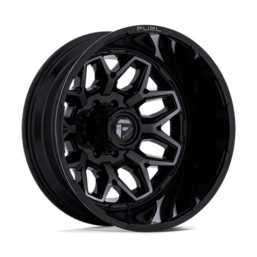 Fuel D875 Flux Dually Gloss Black Brush-Fc Gray Tint 8,25x22 8x170 ET104 CB125,1 60° 1360.5 kg D875228217