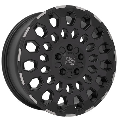 MSW 99 Van Matt Black Lip Polished 8x19 6x114.3 ET30 CB66,1 60° 1150 kg W19475001TO3
