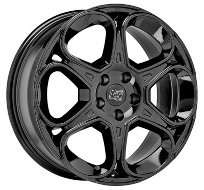 MSW 83 Gloss Black 8x19 5x110 ET32 CB65,1 60° 750 kg W19482001TC5
