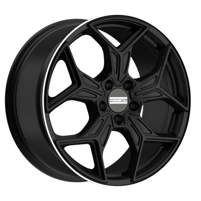 Fondmetal Taranis Matt Black Machined Lip 9x19 5x112 ET49 CB66,6 R14 900 kg RF20822