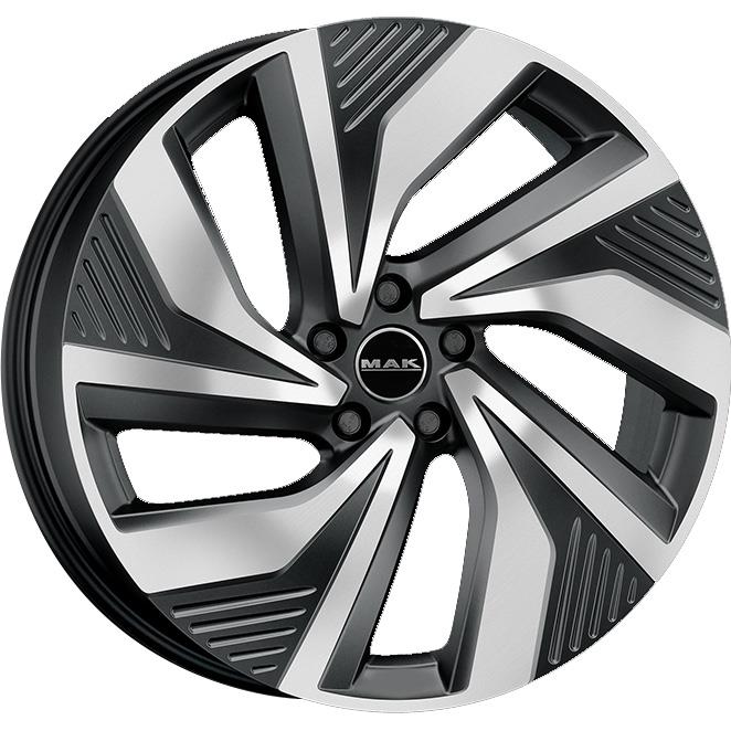 MAK Electra Black Mirror 9x21 5x112 ET42 CB57,1 R13 800 kg F9021EEBM42VW2Y