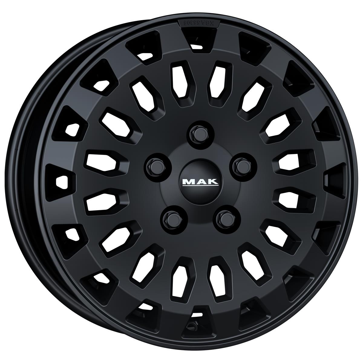 MAK Overland Matt Black 8x18 6x130 ET45 CB84,1 R14 1350 kg F8080RVMB45M3X