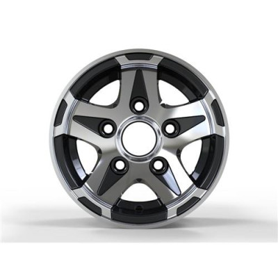 GG Trailer Black Polished 6x10 5x112 ET0 CB67.1 (No Cap) 60° 275885