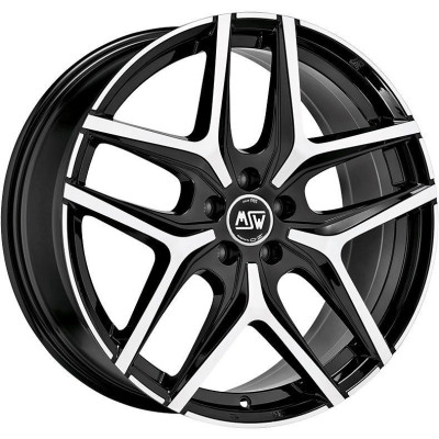 MSW 40 Gloss Black Full Polished 9x19 5x130 ET55 CB66,6 R14 870 kg W19325005T56