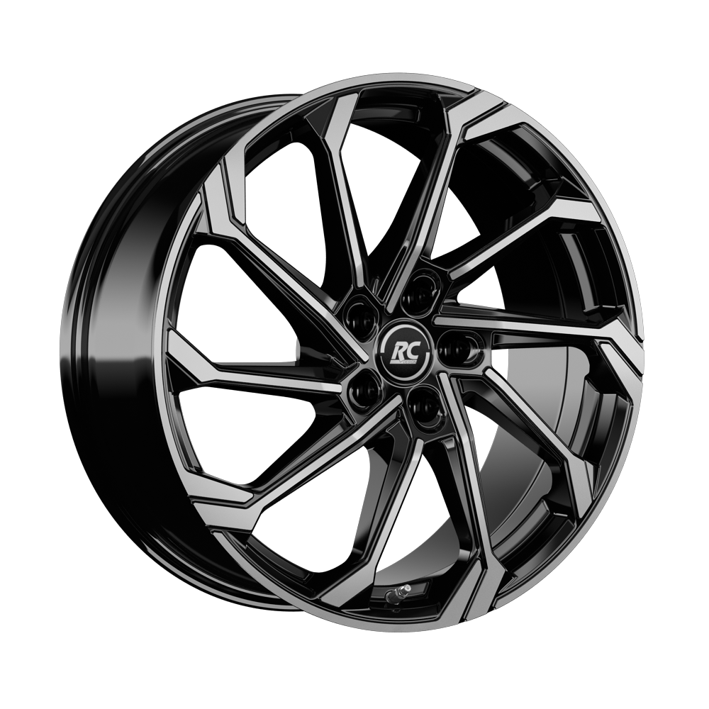 RC Design RC36 Gloss Black Full Polished 10x20 5x130 ET49 CB66,6 R14 960 kg 376146