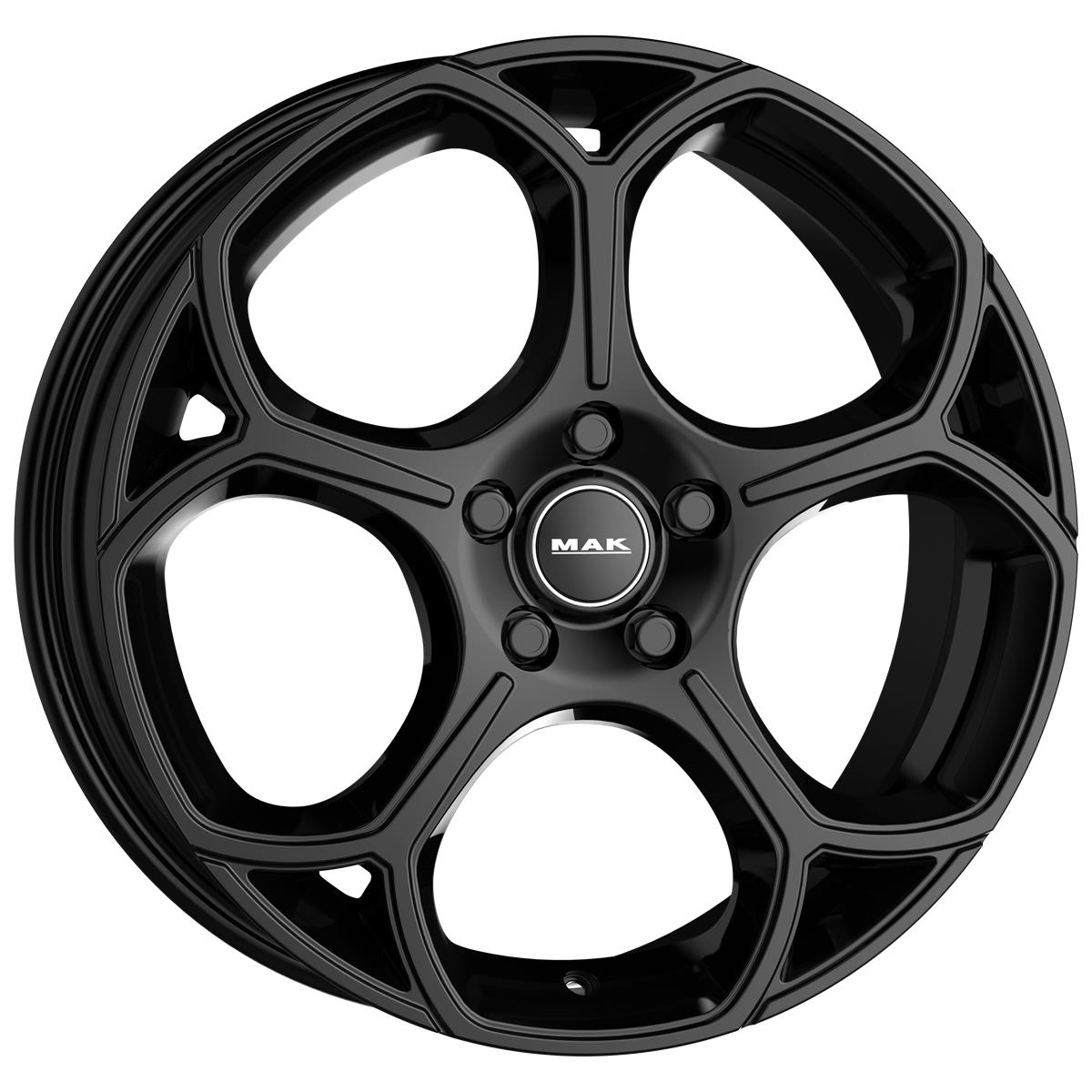 MAK Monza Gloss Black 7x17 5x110 ET35 CB65,1 60° 700 kg F7070MOGB35LGX