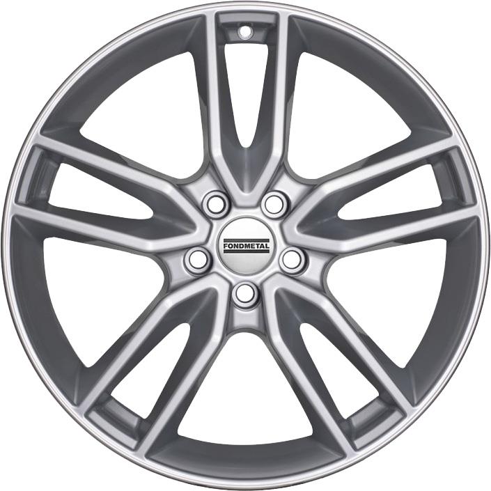 Fondmetal Koros Glossy Silver 7x18 5x108 ET48 CB65,1 Flat 750 kg RF21328