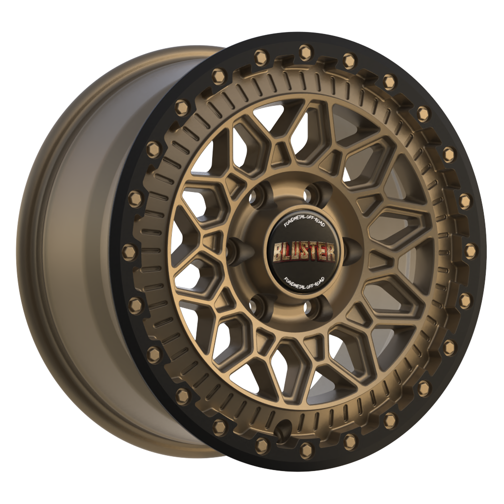 Fondmetal Bluster Matt Braun Black Lip 8x18 4x108 ET36 CB65,1 Flat 800 kg RF20034