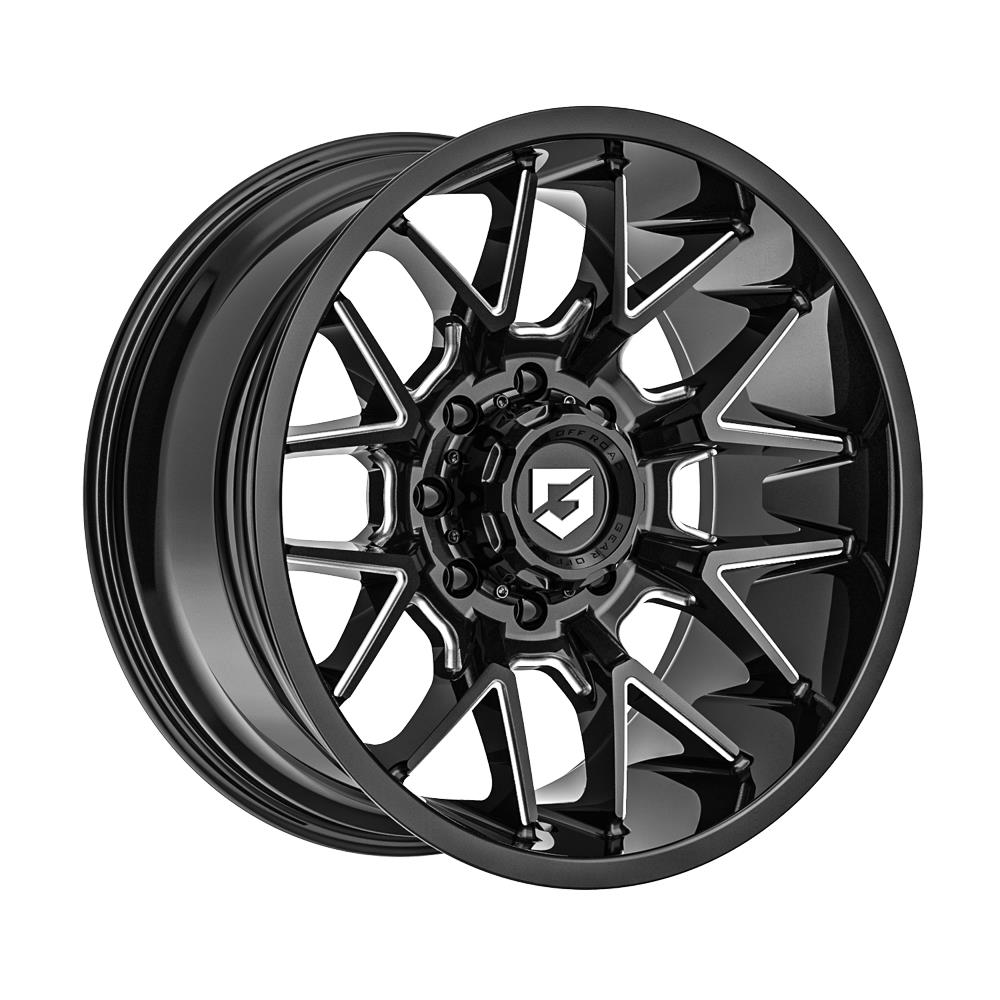 Gear Off Road 768 Primacy Glossy Black Milled 9x20 8x180 ET18 CB124,3 60° RF20567