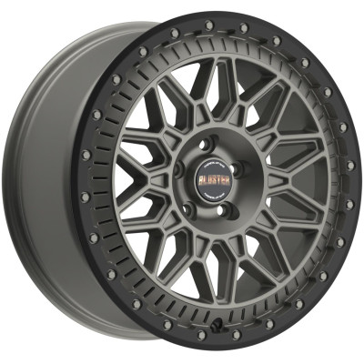 Fondmetal Bluster Matt Titanium Black Lip 8,5x17 5x127 ET37 CB71,6 60° 1250 kg RF21305