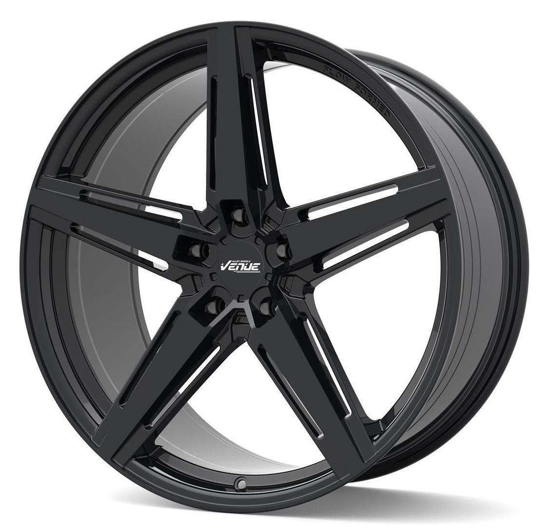 Venue Nord5 Gloss Black 9x20 5x112 ET35 CB66.6 60° 800 kg VN5920511235666GBL