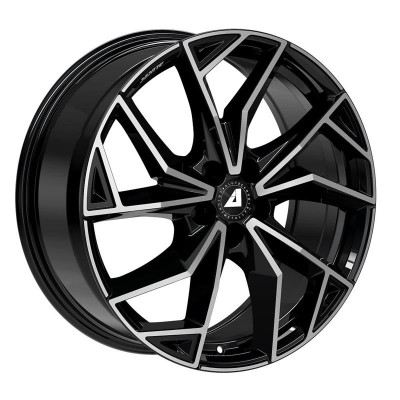 Alutec ADX.02 diamond-black frontpolished 8x20 5x112 ET45,1 CB57,1 R14 810 kg ADX2-8020451V23-1