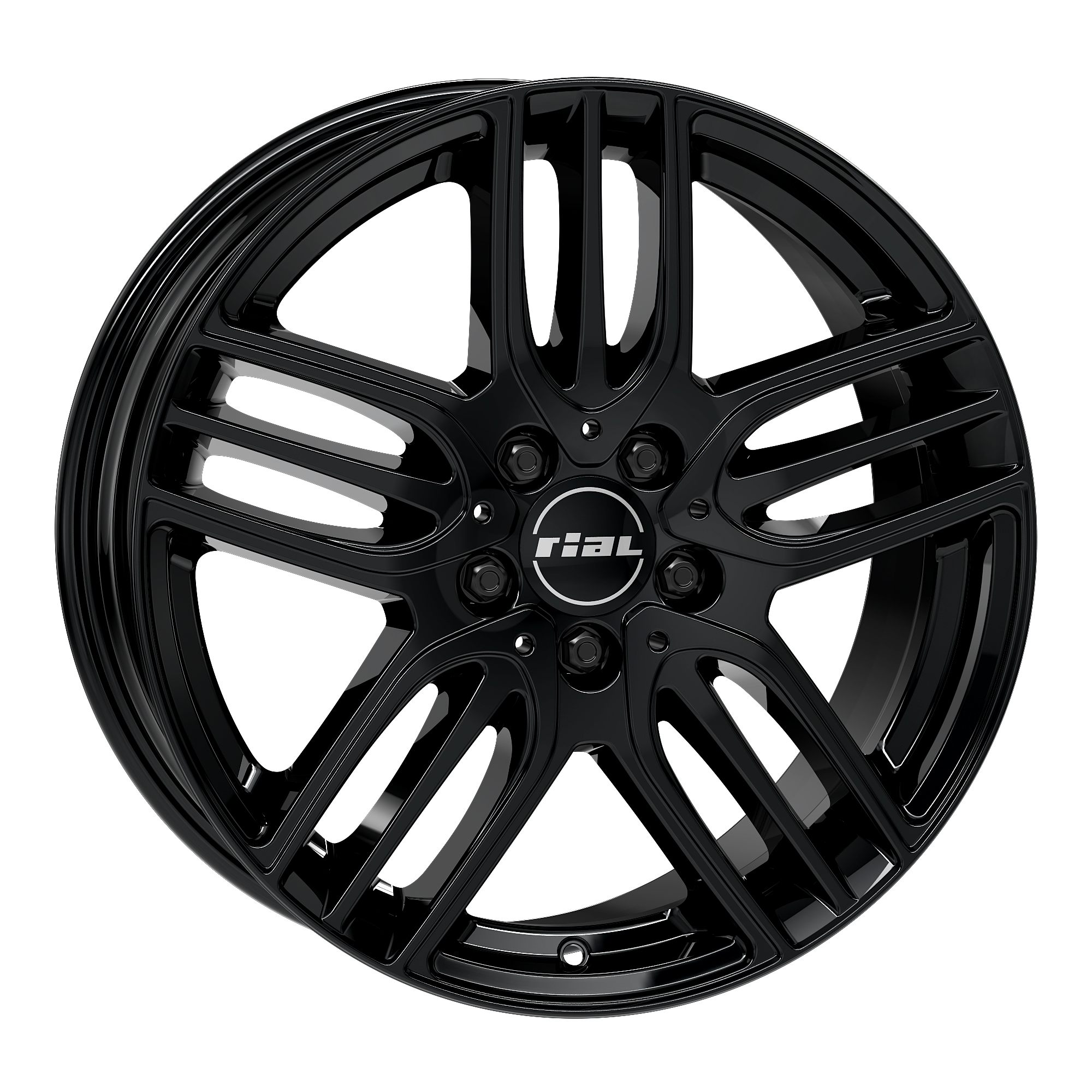 Rial M14-E diamond-black 7,5x18 5x112 ET48,4 CB66,5 Flat M14-E-75848M12-6