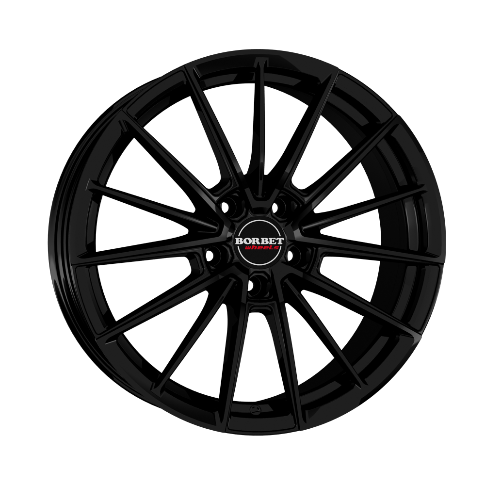 Borbet FB2 black glossy 8,5x19 5x112 ET45 CB72,5 60° 760 kg 498405