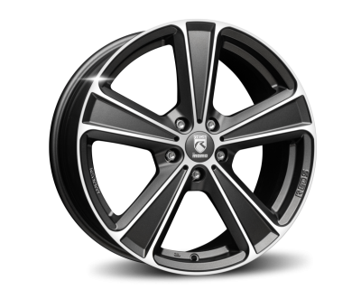 Reds Shot! Matt Polished 7,5x17 5x108 ET42 CB72.3 60° 700 kg WSOD75742508E