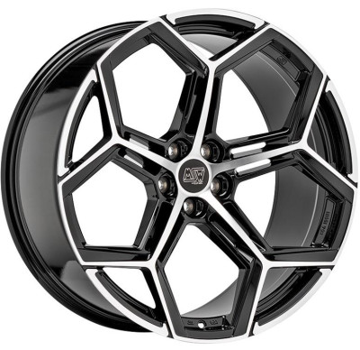 MSW 53 Gloss Black Full Polished 9x19 5x112 ET42 CB73,0 60° 690 kg W1948050156