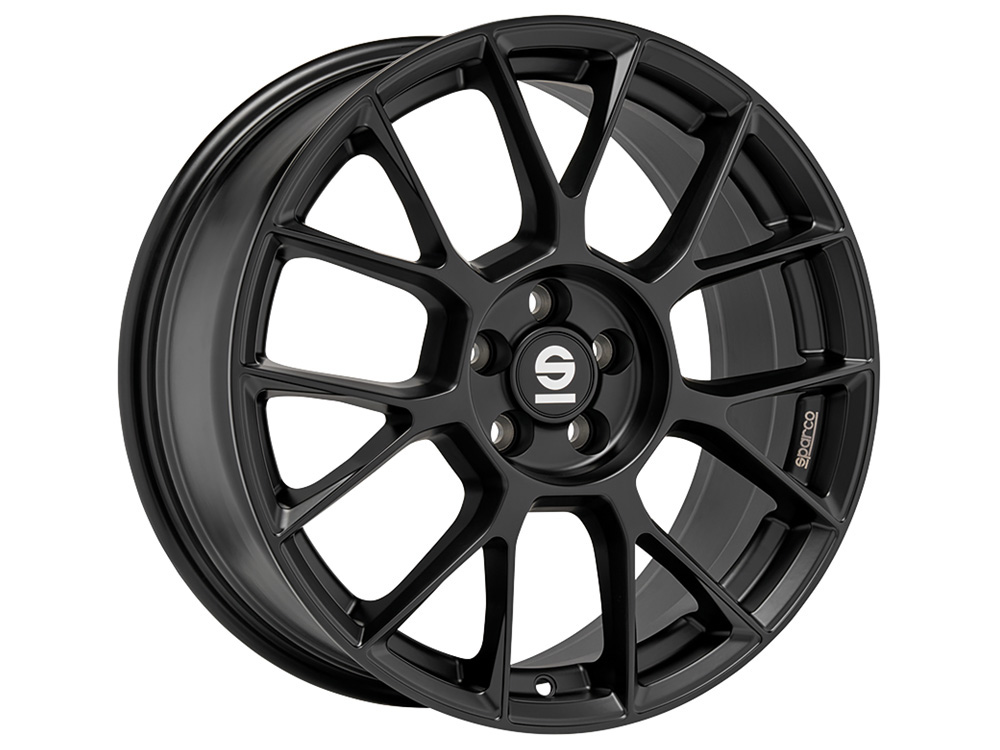 Sparco SUPER SPRINT Matt Black 8x18 5x114.3 ET35 CB73,0 60° 725 kg W2913350639