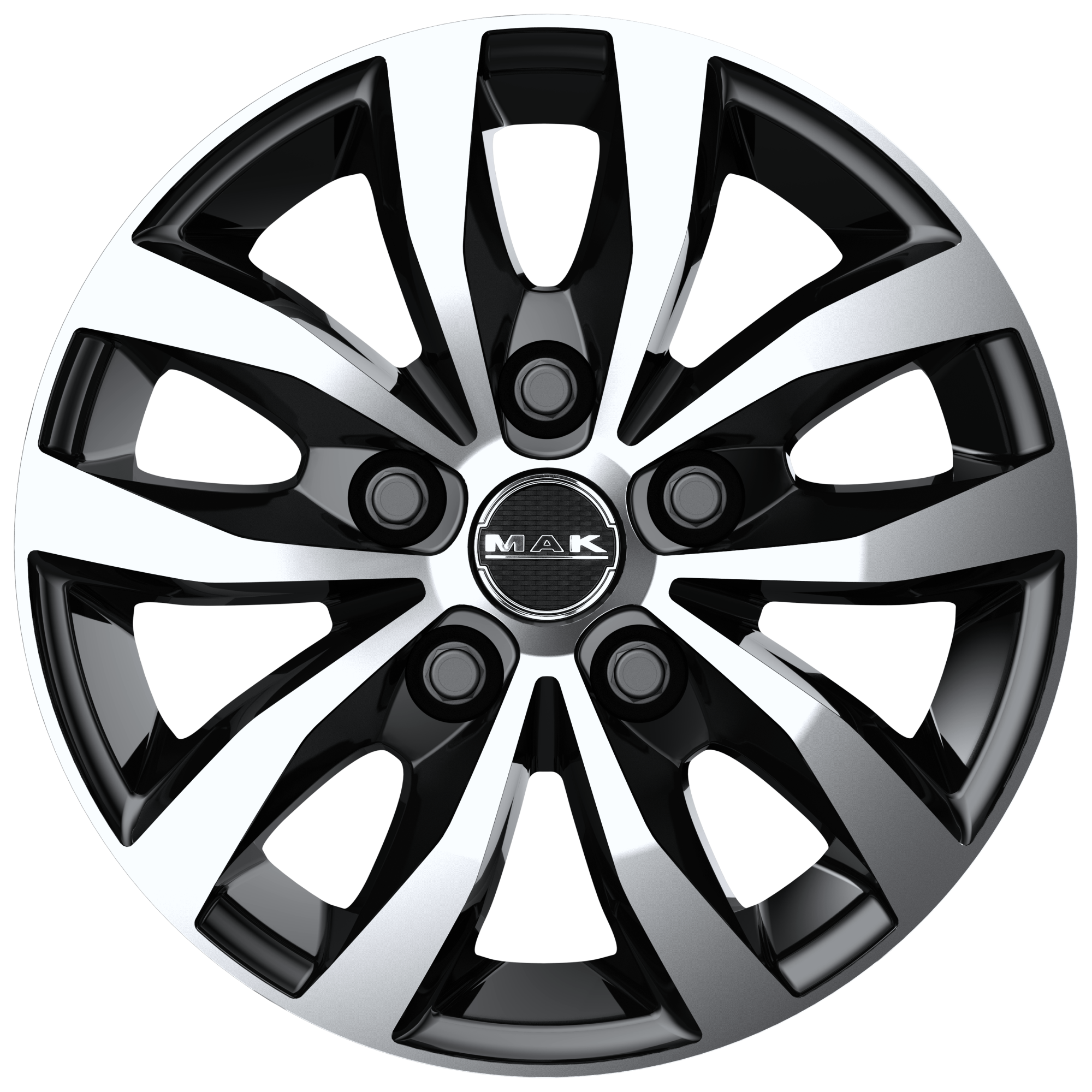 MAK Load5 Black Mirror 6,5x16 5x114.3 ET45 CB76,0 60° 1350 kg F65605DBM45F3