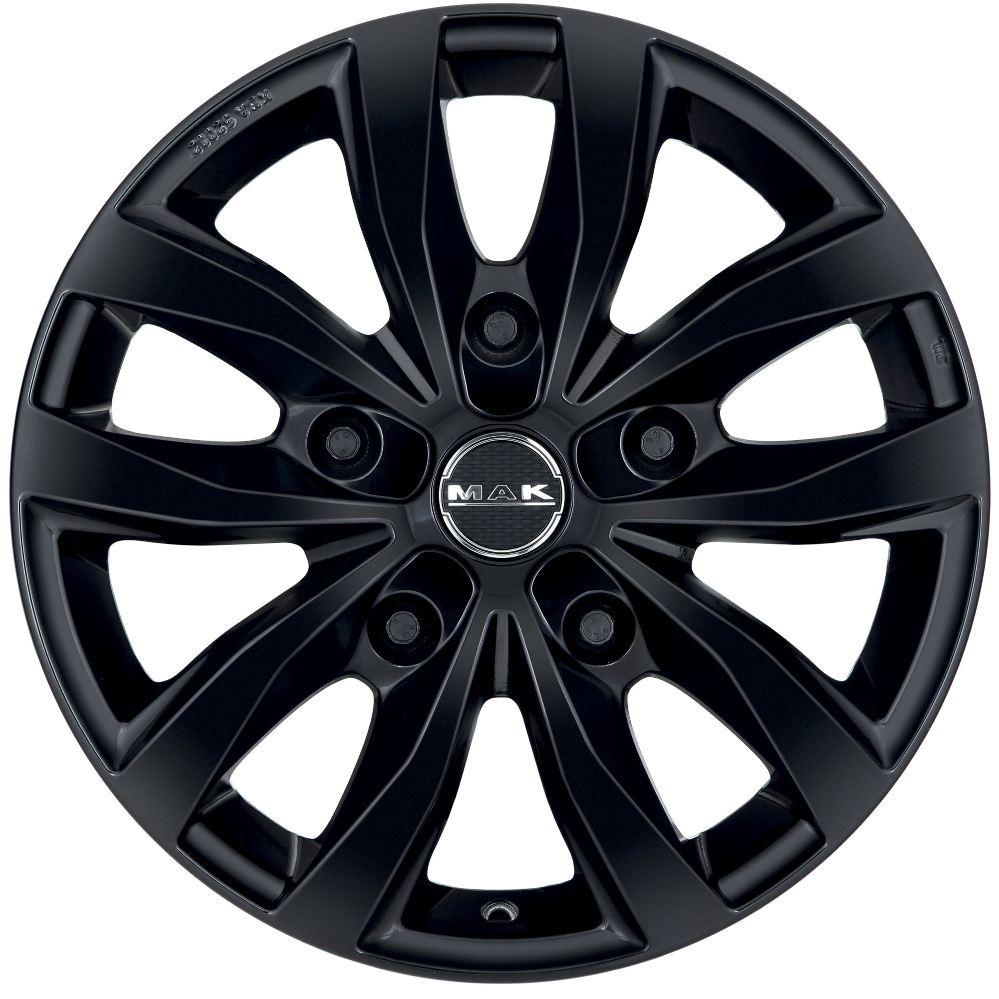 MAK Load5 Gloss Black 6,5x16 5x114.3 ET45 CB76,0 60° 1350 kg F65605DGB45F3