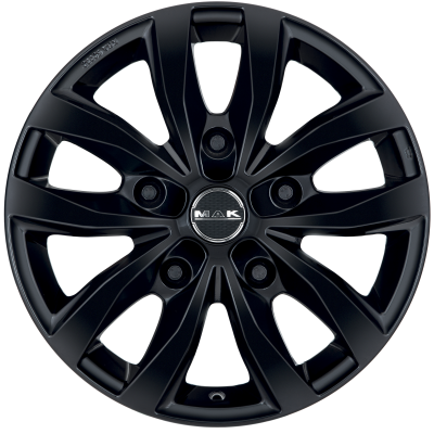 MAK Load5 Gloss Black 7x17 5x118 ET45 CB71,1 60° 1050 kg F70705DGB45D