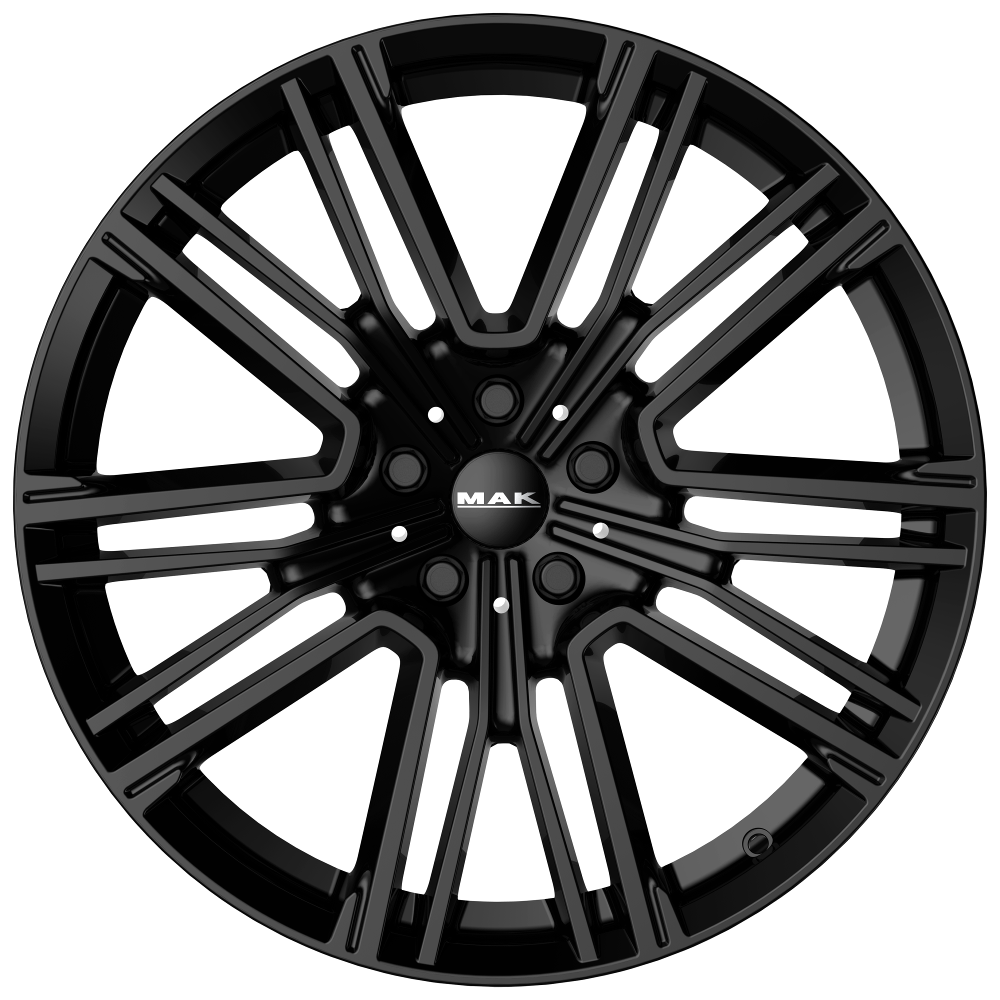 MAK Kult-D Gloss Black 10x20 5x132 ET27 CB66,6 60° 900 kg F1020KPGB27MS5
